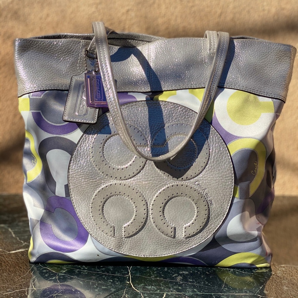 Silver Coach purse